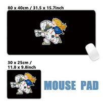 Black Popular Game Characters Android Girls Diana Hugh Williams Cute Chibi XXL Large Mousepad Keyboard Pad Gaming Mouse Pad XL 400x800x2mm