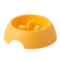 Pet Slow Food Bowl Feeder Anti-choking Slow High Value Pet Supplies Dog Bowl Cat Food Utensils Slow Food Bowl geltona