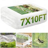 10 * 50FT itin smulkus sodo tinklas nuo kenkėjų, augalų apsaugos dangalai lauko terasai, šiltnamiui, pasėliams, daržovėms, vaisiams, gėlėms one size balta