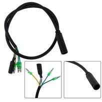 9 Pin Female E-Bike Connector Extension Cable black