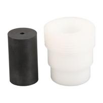 Efficient Boron Carbide Sandblasting Nozzle Provide High Durability Light Weight Includes Rubber Sleeve for Easy Use
