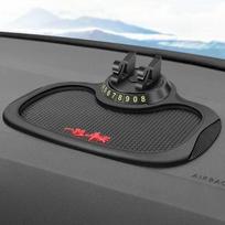 Daugiafunkcis automobilio neslystantis kilimėlis, neslystantis, lipnus ir neslystantis telefono laikiklis, silikoninis prietaisų skydelio automobilio kilimėlis juoda