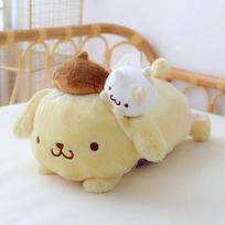 Pompompurin pliušinis žaislas servetėlių dėžutė Jūsų žavingas palydovas kiekvienai jaukiai akimirkai! beige