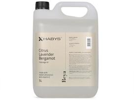Masažo aliejus Habys Reya citrusai, levanda, bergamotas 5000 ml