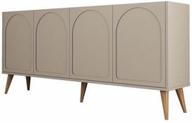 Konsolinis staliukas Kalune Design Lyon 81, riešuto sp., 35 cm x 180 cm x 81 cm