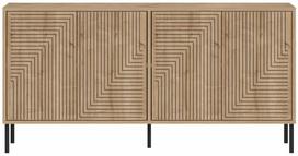 Konsolinis staliukas Kalune Design Evolet, ąžuolo medienos imitacija sp., 36 cm x 150 cm x 75 cm