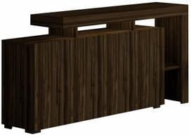 Konsolinis staliukas Kalune Design Beliz, riešuto sp./ruda sp., 35 cm x 170 cm x 80 cm