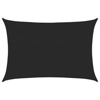 vidaXL Uždanga nuo saulės, juodos spalvos, 4x6m, HDPE, 160g/m²