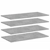 vidaXL Knygų lentynos plokštės, 4vnt., betono, 100x50x1,5cm, MDP