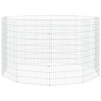 vidaXL Aptvaras gyvūnams, 10 segmentų, 54x100cm, galvanizuota geležis