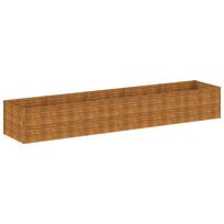 vidaXL Aukštas sodo lovelis, 479x100x69cm, Corten plienas