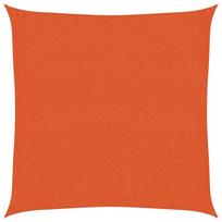 vidaXL Uždanga nuo saulės, oranžinės spalvos, 3,6x3,6m, HDPE, 160g/m²