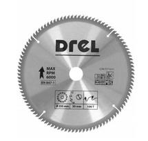 DREL DISKINIS PJŪKLAS SU KARBIDO DANTIMIS 255 x 30 mm, 100T, ALIUMINIUI
