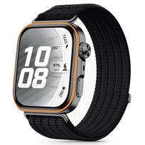 Tech-Protect nailoninis diržas Huawei Watch Fit 3 \/ 4 \/ 4 Pro \/ 5 \/ 5 Pro - Juodas