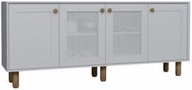 Konsolinis staliukas Kalune Design Bohemian, balta sp., 40 cm x 180 cm x 75 cm