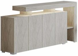 Konsolinis staliukas Kalune Design Beliz, travertine sp., 35 cm x 170 cm x 80 cm