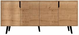 Konsolinis staliukas Kalune Design Latina Modern 180, ąžuolo medienos imitacija sp., 45 cm x 180 cm x 80 cm
