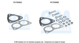 BM CATALYSTS Montavimo komplektas, išmetimo vamzdis FK70066