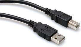 USB Hosa USB-A – USB-B laidas 3 m juodas (USB-210AB)