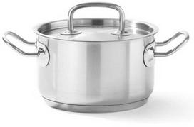 Puodas średni Kitchen Line su dangteliu 6 l śr. 240 x 135 mm - Hendi 836309