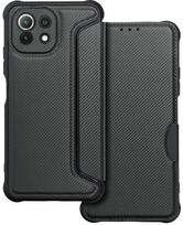 Dėklas Oem RAZOR Book skirtas Xiaomi Mi 11 Lite 5G / Mi 11 Lite LTE ( 4G ) / Mi 11 Lite NE juodos spalvos