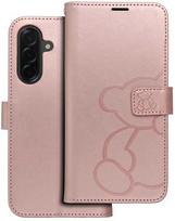 Oem MEZZO Book dėklas skirtas Samsung Galaxy A36 5G teddy bear rose auksinis