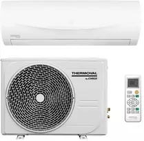 Thermoval Pakuotė: EIGO TVK-E51 monosplit sieninis oro kondicionierius, galia 5,1 kW / 18 BTU (lauko ir vidaus įrenginiai)