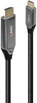 Lindy Adapteris - USB Type C į HDMI 8K60 1m Laidas 48Gbps Auksu Padengtas
