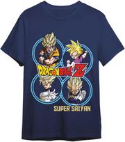 Toei Animation Dragon Ball Z Super Saiyans adult t-shirt