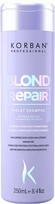 Korban Professional Korban Blond Repair Violet Šampūnas šviesių plaukų šampūnas, 250 ml