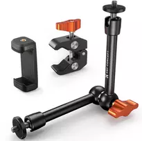 Kf „Magic Arm Super Clamp“ 1/4 3/8 spaustukas 15–55 mm telefono laikiklis / Kf31.131s2