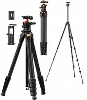 Trikojis Kf Fotografavimo ir vaizdo įrašymo trikojis 187 cm 10 kg Arca-swiss 3d K&f galvutė telefonui, planšetiniam kompiuteriui, kamerai / Kf09.171