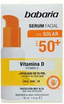 Babaria Vitamina D Atsparus vandeniui Serum Facial Spf50 30ml
