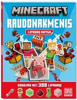 Minecraft. Raudonakmenis. Lipdukų knyga