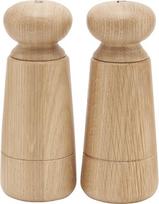 House Doctor - Salt and pepper grinder, HDWardha - Oak - h: 17 cm, dia: 7 cm