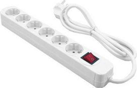 Mediarange CABLE POWER EXTENSION 1.4M/6OUTL. MRCS206 MEDIARANGE