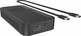 No Name ICY BOX Diamond Case 1980 M.2 NVMe SSD enclosure with Thunderbolt 5 technology and a transfer speed of up to 80Gbps