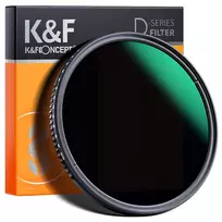 K&F Concept 77 mm, ND3-1000, itin plonas kintamas ND, atsparus vandeniui, padengtas žalia spalva