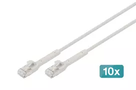 Digitus DK-1632-A-030B-10 tinklo kabelis Pilka 3 m Cat6a F/FTP (FFTP)