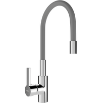 Mexen Flex virtuvės maišytuvas, chromuotas/pilka - 670900-06