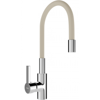 Mexen Flex virtuvės maišytuvas, chromas/smėlio - 670900-09