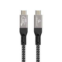 Cablexpert Premium USB4 Type-C charging and data cable, 40Gbps, 240 W, 0.5 m | CCBP-USB4-CMCM240-0.5M