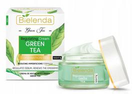 Naktinis kremas nuo netobulumų Bielenda Green Tea su žaliąja arbata