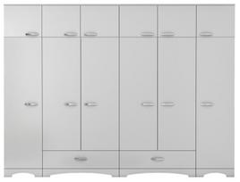 Spinta Kalune Design BA133-3851, balta sp., 48.3 cm x 245 cm x 226 cm