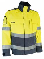 Welding/ electrician jacket Multi 6446 CL2, yellow L, Dimex