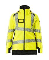 Winter jacket ACCELERATE SAFE women, HI-VIS CL2,yellow/black M, Mascot