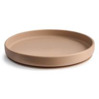 Mushie silikoninė prilimpanti lėkštė „Natural“