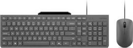 Lenovo 310 USB-A Wired Combo US English | Keyboard and Mouse Set | Wired | Mouse included | US English | Luna Grey GX31R09775