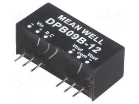 Converter: DC/DC | 9W | Uin: 18÷36V | Uout: 12VDC | Uout2: -12VDC | SIP8