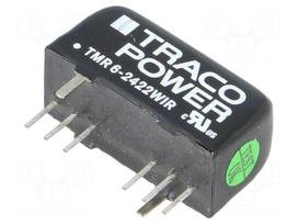 Converter: DC/DC | 6W | Uin: 9÷36V | Uout: 12VDC | Uout2: -12VDC | SIP8